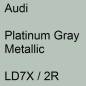 Preview: Audi, Platinum Gray Metallic, LD7X / 2R.